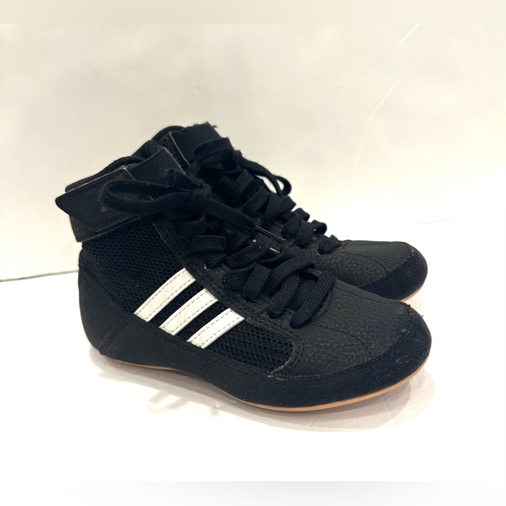 Adidas Unisex Little Kids Wrestling Shoes Black Size 11K